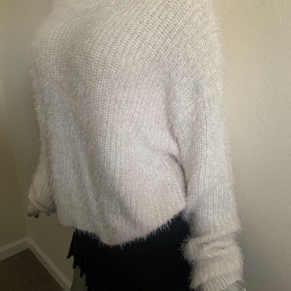 A.n.a. A New Approach Women Ivory Pullover Sweater Petite XL NWT Lose Fit Baggy - Picture 8 of 10